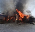Пожар в щекинском бараке: 9 семей остались без крыши над головой