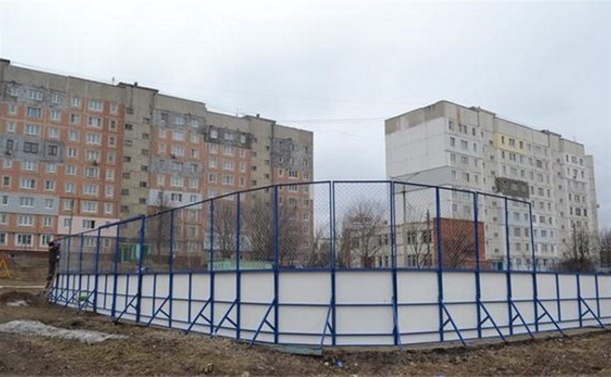 В Пролетарском районе установят новые хоккейные коробки