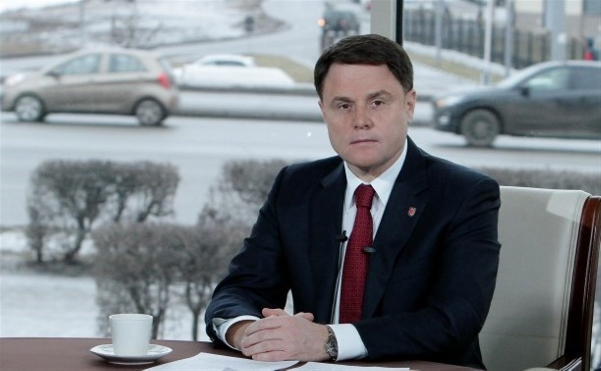 Губернатор Владимир Груздев поздравил туляков с Новым годом