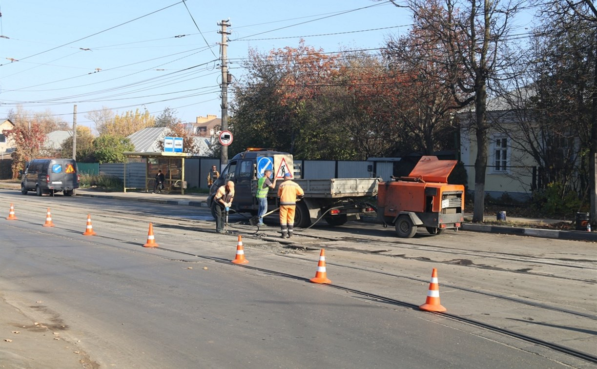 Ремонт дороги на улице Н. Руднева в Туле: подрядчик устраняет недостатки
