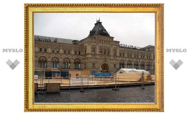 На Красной площади обрушились конструкции катка