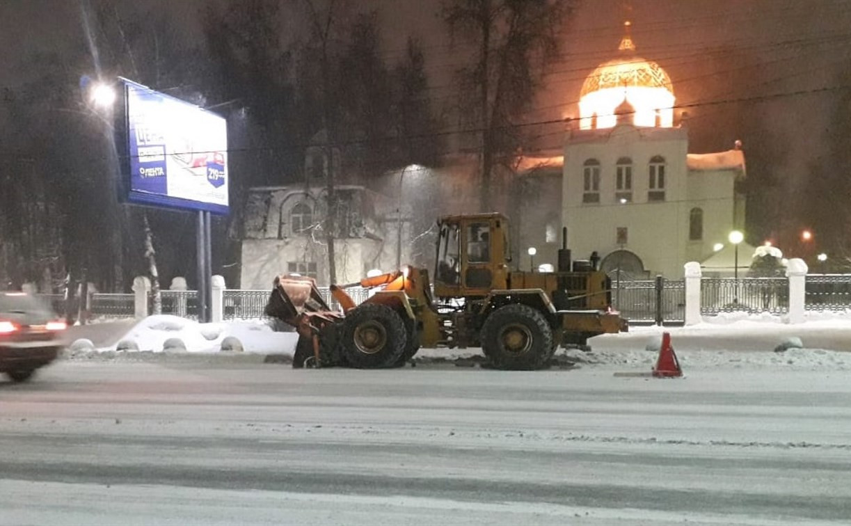 Тульские улицы от снега чистят в усиленном режиме