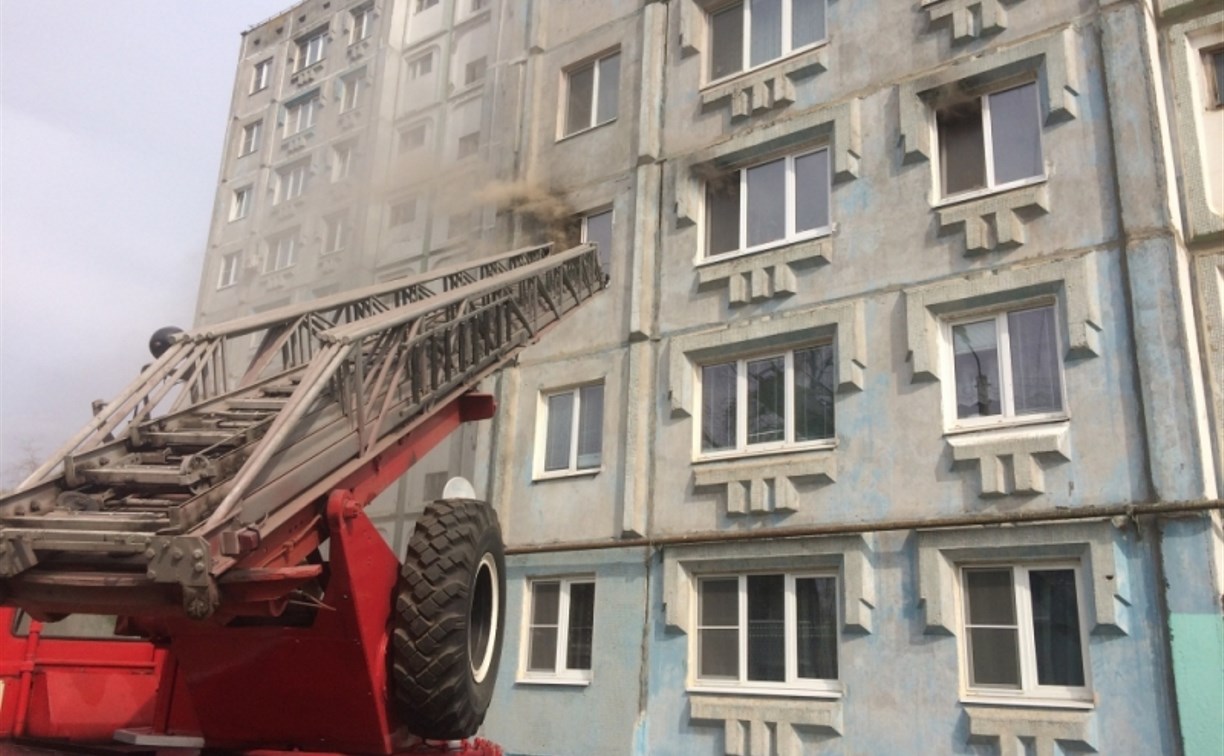 В новомосковской пятиэтажке произошёл пожар