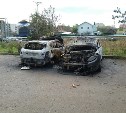 Ночью в Туле и Щекино сгорели четыре автомобиля