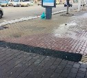 Администрация Тулы: Ямочный ремонт тротуарной плитки – это временно