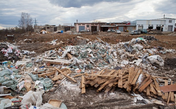 В Туле на берегу Тулицы обнаружен незаконный мусорный полигон