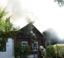 Тульские пожарные спасли женщину из горящего дома