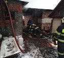 В тульском поселке Михалково выгорел дом
