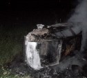 В Туле угонщик едва не сгорел в украденной машине
