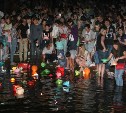 В ЦПКиО имени Белоусова прошёл фестиваль водных фонариков