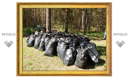Тульская молодежь собрала "КамАЗ" мусора