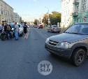 На проспекте Ленина образовалась пробка из-за двух ДТП
