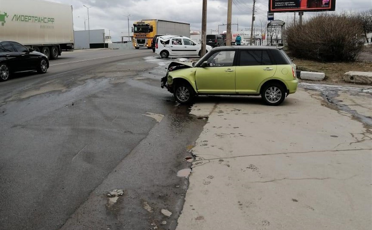 В Туле в ДТП на Новомосковском шоссе пострадала женщина