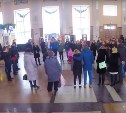 Туляки на Московском вокзале воспели «Прекрасное далеко»
