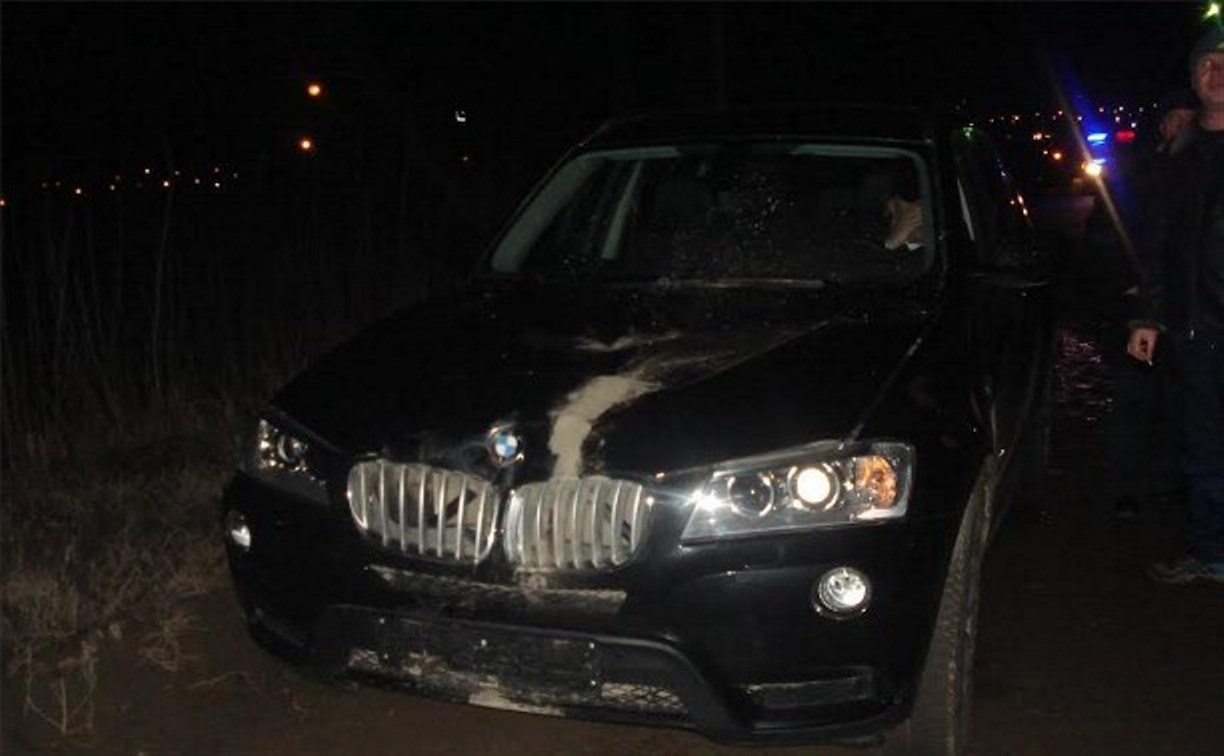 На Алексинском шоссе «БМВ» насмерть сбил пешехода