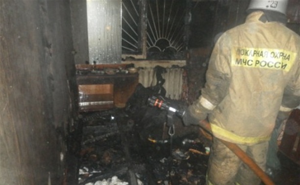 При пожаре в Туле погиб человек