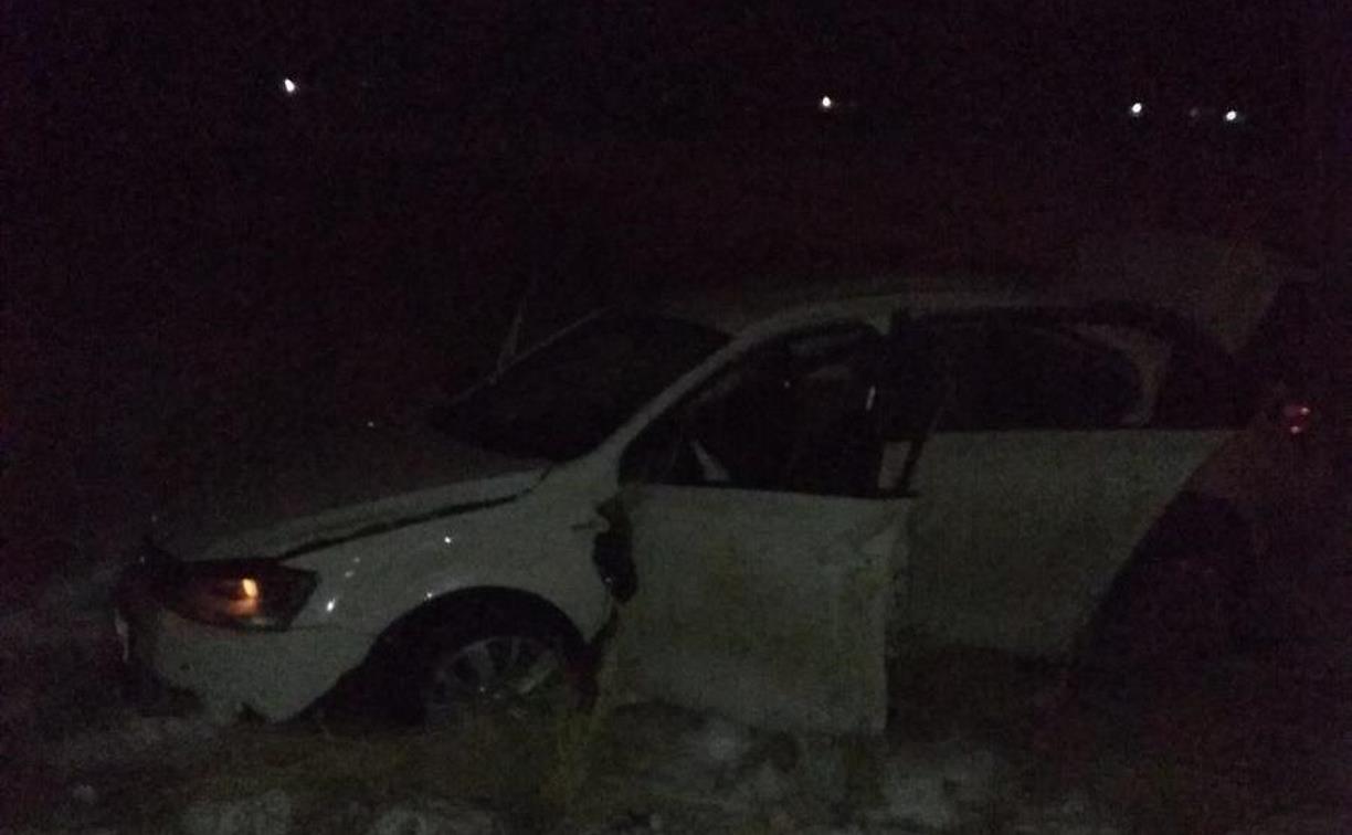 В Тульской области два пьяных водителя улетели в кювет