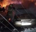 Ночью в Новомосковске и Ефремове сгорели два отечественных авто