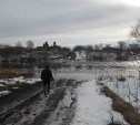Паводок: В Тульской области затоплен мост, нарушено транспортное сообщение