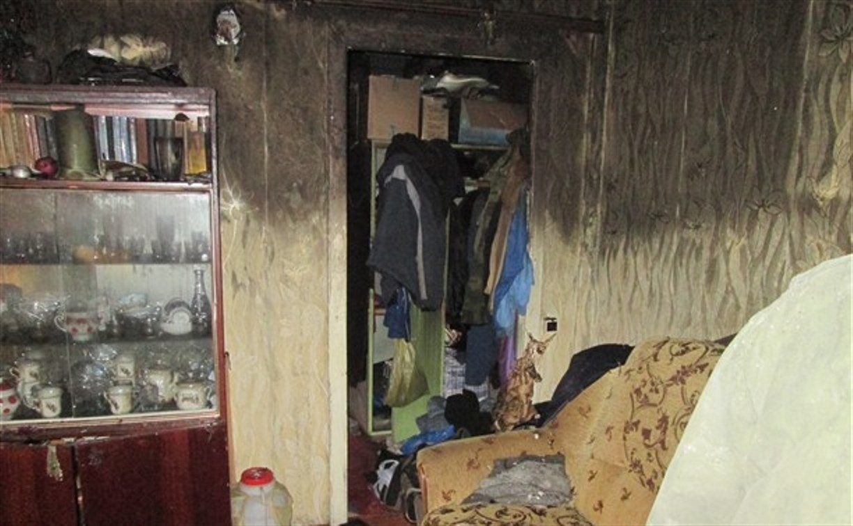 Следователи выясняют обстоятельства гибели людей на пожаре в Арсеньево