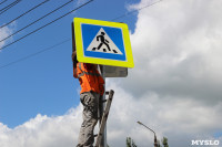 В Туле общественники проверили качество ремонта Одоевского путепровода и шоссе, Фото: 10