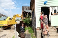 В Плеханово начали сносить дома в цыганском таборе, Фото: 69