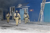Пожар на складе ОАО «Тулабумпром». 30 января 2014, Фото: 9