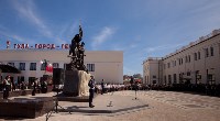 Открытие монумента и бронепоезда на Московском вокзале. 8 мая 2015 года, Фото: 19