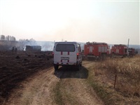 В Ленинском районе из-за горящей травы сгорела дача, Фото: 4