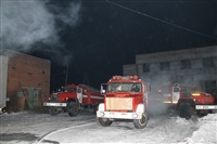 Пожар на складе ОАО «Тулабумпром». 30 января 2014, Фото: 19
