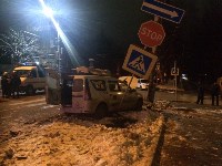 В Туле внедорожник протаранил такси: пассажир погиб, Фото: 1
