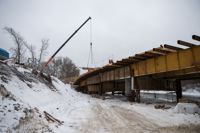 Возведение моста через Упу в Туле: строители рассказали об уникальности сооружения, Фото: 22