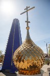 Установка купола Свято-Казанского храма в Мясново, Фото: 3