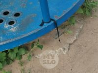 Тулячка пожаловалась на ужасное состояние детской площадки в Менделеевском поселке, Фото: 7