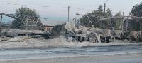Трасса М-2 «Крым» в Тульской области перекрыта из-за двух горящих фур, Фото: 36