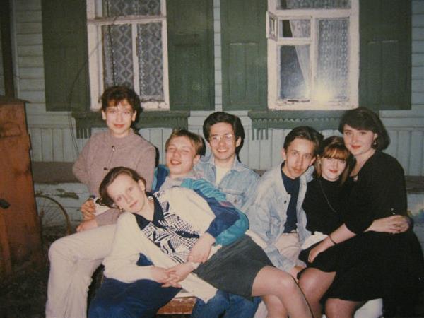 1995 год, студенты Политеха на вечеринке))).