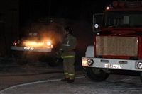 Пожар на складе ОАО «Тулабумпром». 30 января 2014, Фото: 16