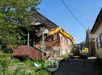 В Плеханово вновь сносят незаконные дома цыган, Фото: 19