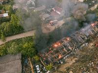 В Туле сгорел заброшенный склад, Фото: 8