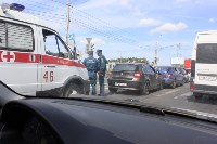 Фото с места аварии на ул. Рязанская в Туле днём 13 июня 2015 года , Фото: 2