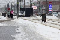 Улицы Тулы сковало льдом: фоторепортаж	, Фото: 20