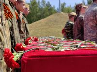 Перезахоронение останков бойцов на Кургане Бессмертия в Белеве 2023, Фото: 27