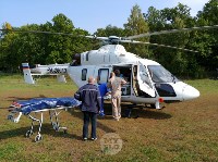 Жительницу Тульской области доставили в щекинскую больницу на вертолете, Фото: 3