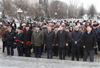 Возложение цветов к памятнику на площади Победы. 21 февраля 2014, Фото: 12