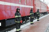 Пожарный поезд на Московском вокзале, Фото: 6