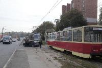 В Криволучье трамвай протаранил легковушку, Фото: 2