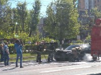 Сгорел автомобиль на пр. Ленина, Фото: 3
