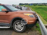 В ДТП на трассе М-2 в Туле у внедорожника оторвало колесо, Фото: 6