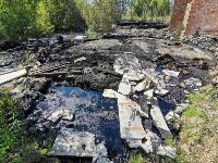 Разлив нефтепродуктов и пожар на бывшей птицефабрике «Рассвет», Фото: 2