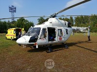 Жительницу Тульской области доставили в щекинскую больницу на вертолете, Фото: 2